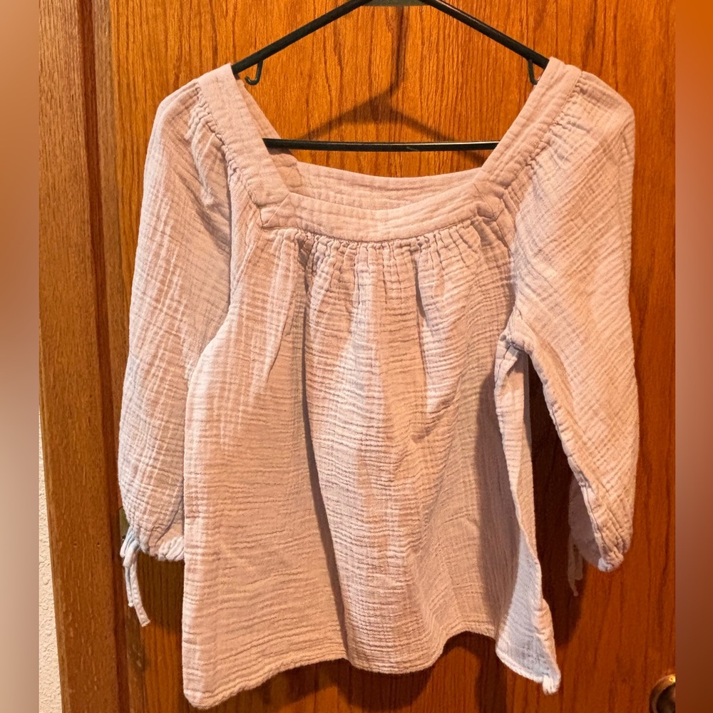 Women’s powder blue Lauren Conrad top